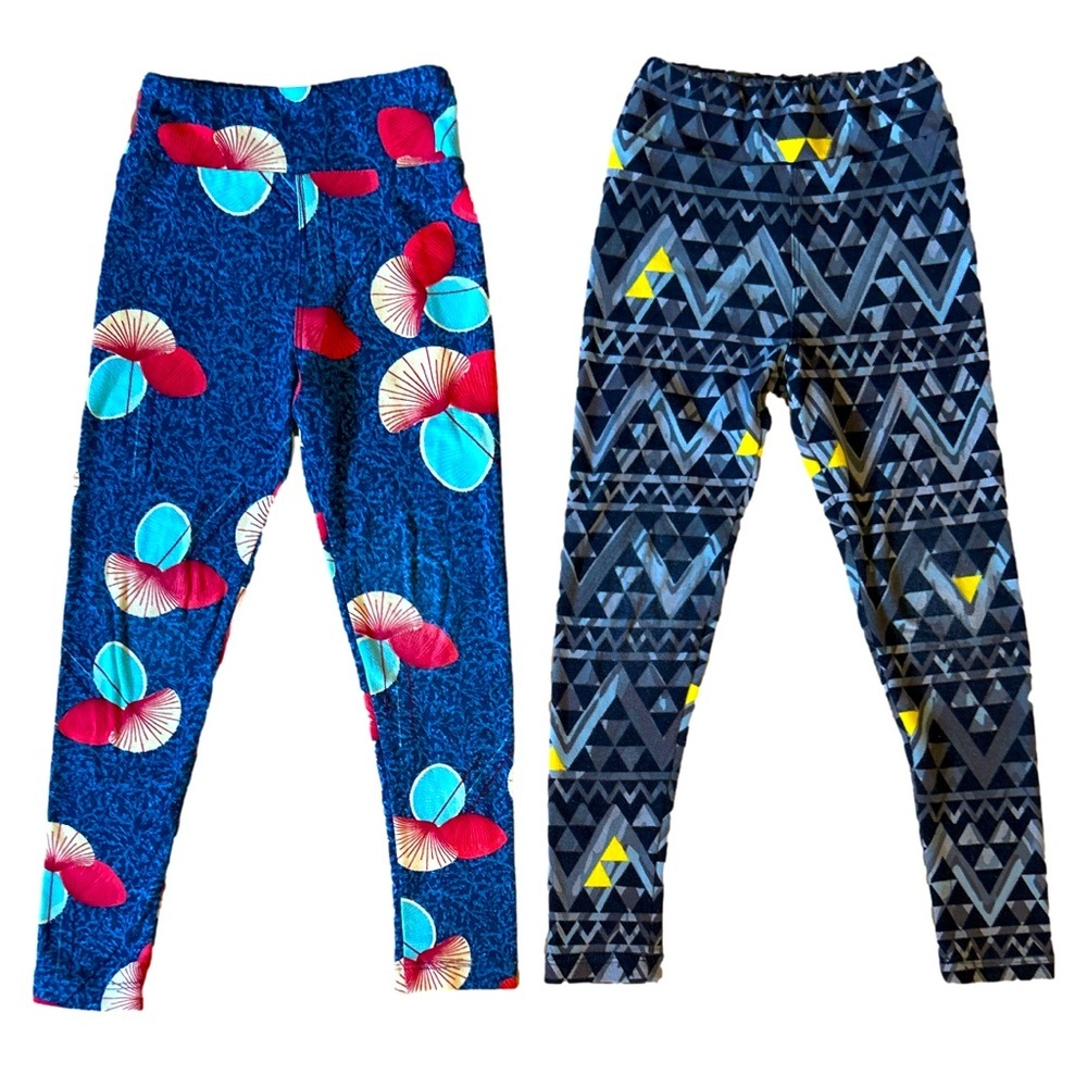 Lularoe Colorful Kids Leggings Set s/m